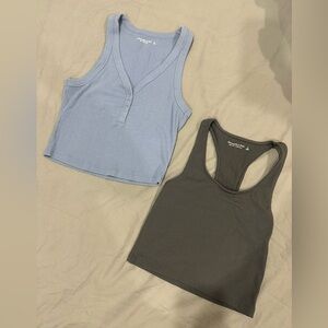Abercrombie & Fitch Soft AF Collection Rib Crop Tops BUNDLE